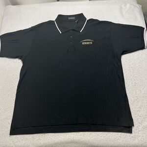 Alabama State Hornets Men's 2XL Short Sleeve Collared Button Up Polo Embroidered